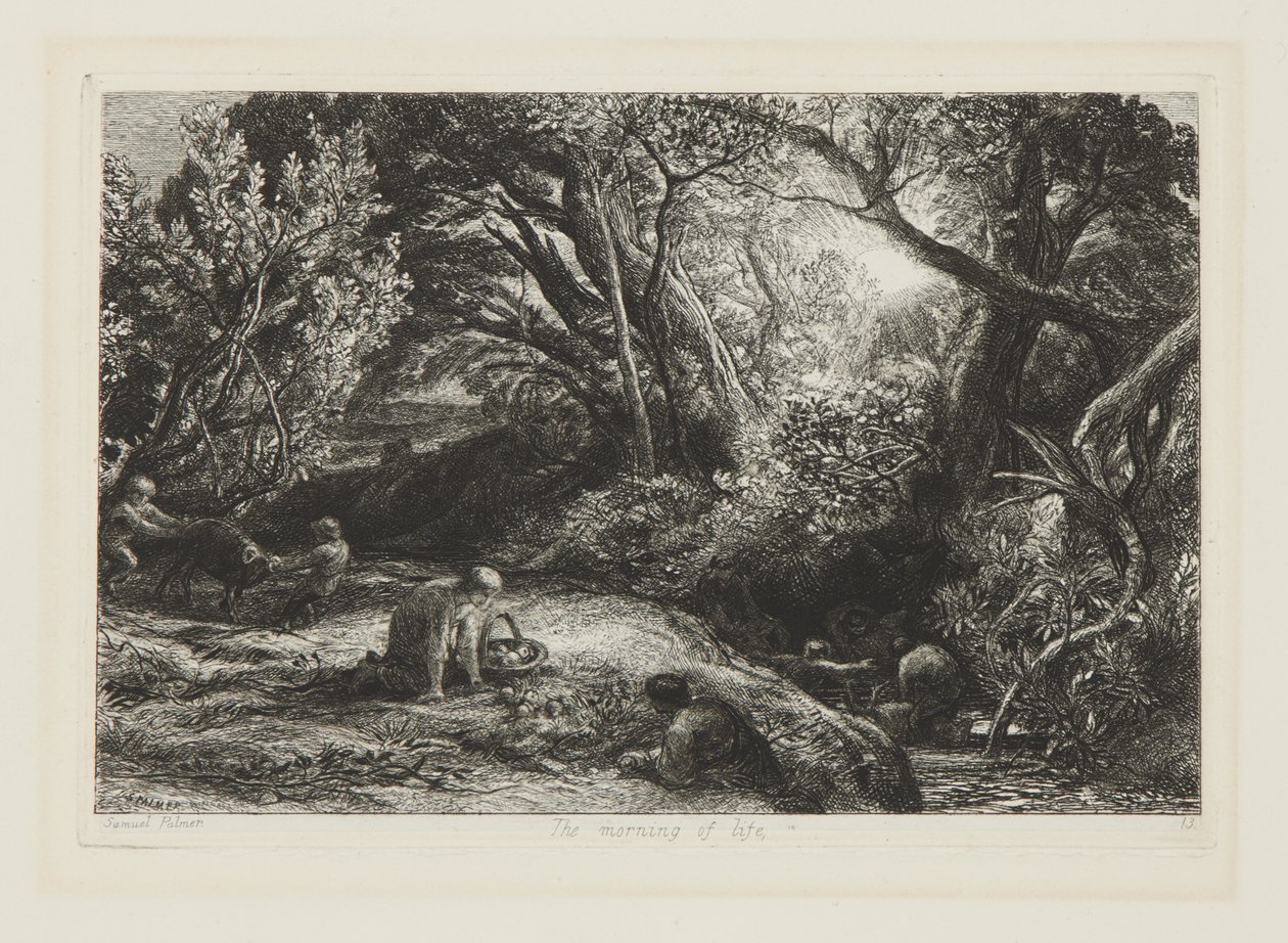 De ochtend van het leven door Samuel Palmer