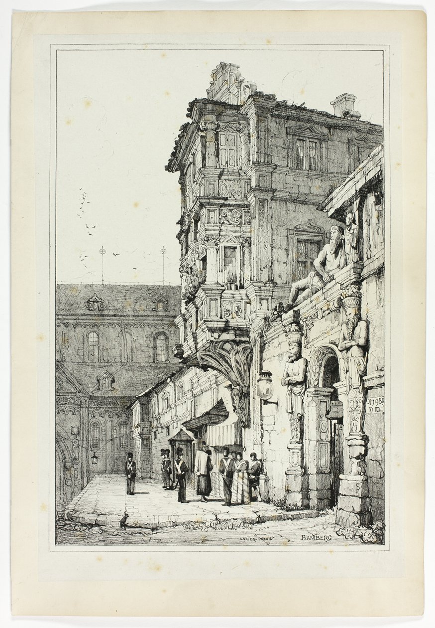 Ancien Palais, Bamberg, naar facsimile
