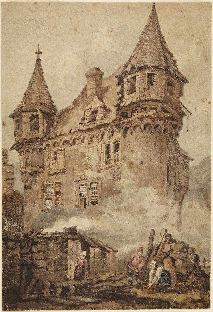 Kasteel door Samuel Prout