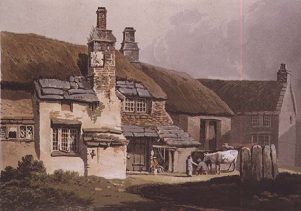Beginselen van landschap, pl. 52 door Samuel Prout