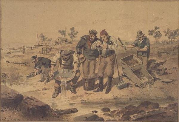 Goudzoeken door Samuel Thomas Gill