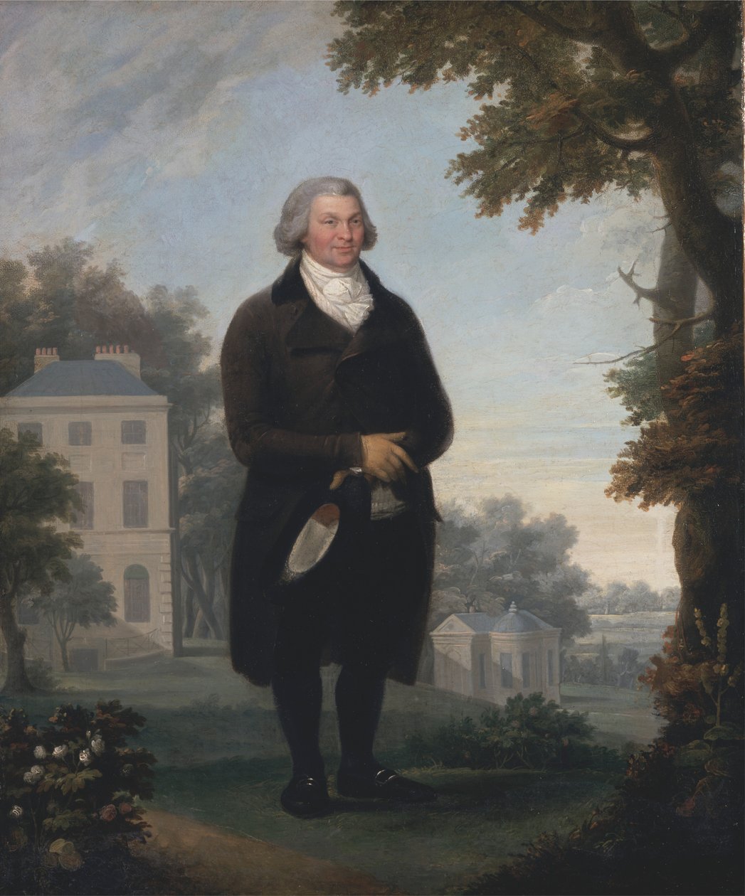 Heer in de Tuinen van zijn Huis door Samuel de Wilde