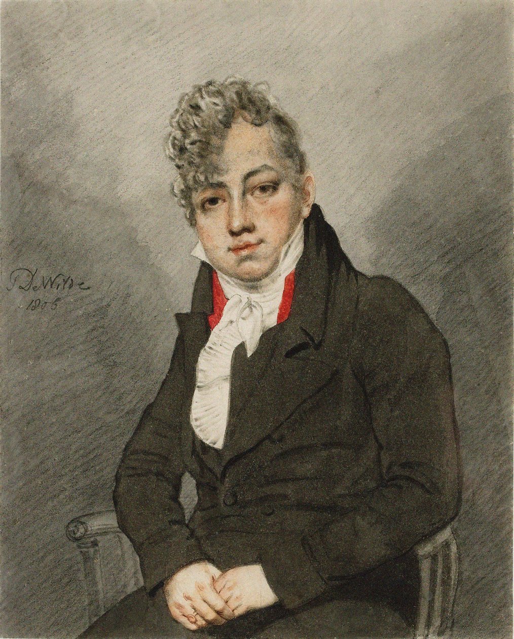 Portret van Theodore Edward Hook 1788-1841, 1806 door Samuel de Wilde