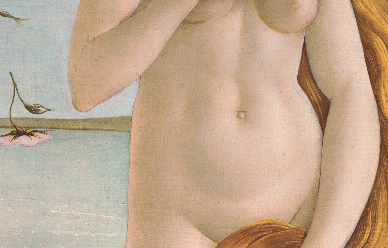 Geboorte van Venus, detail van Venus