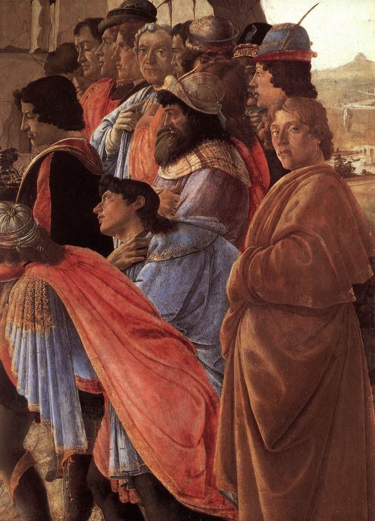 De aanbidding der wijzen door Sandro Botticelli