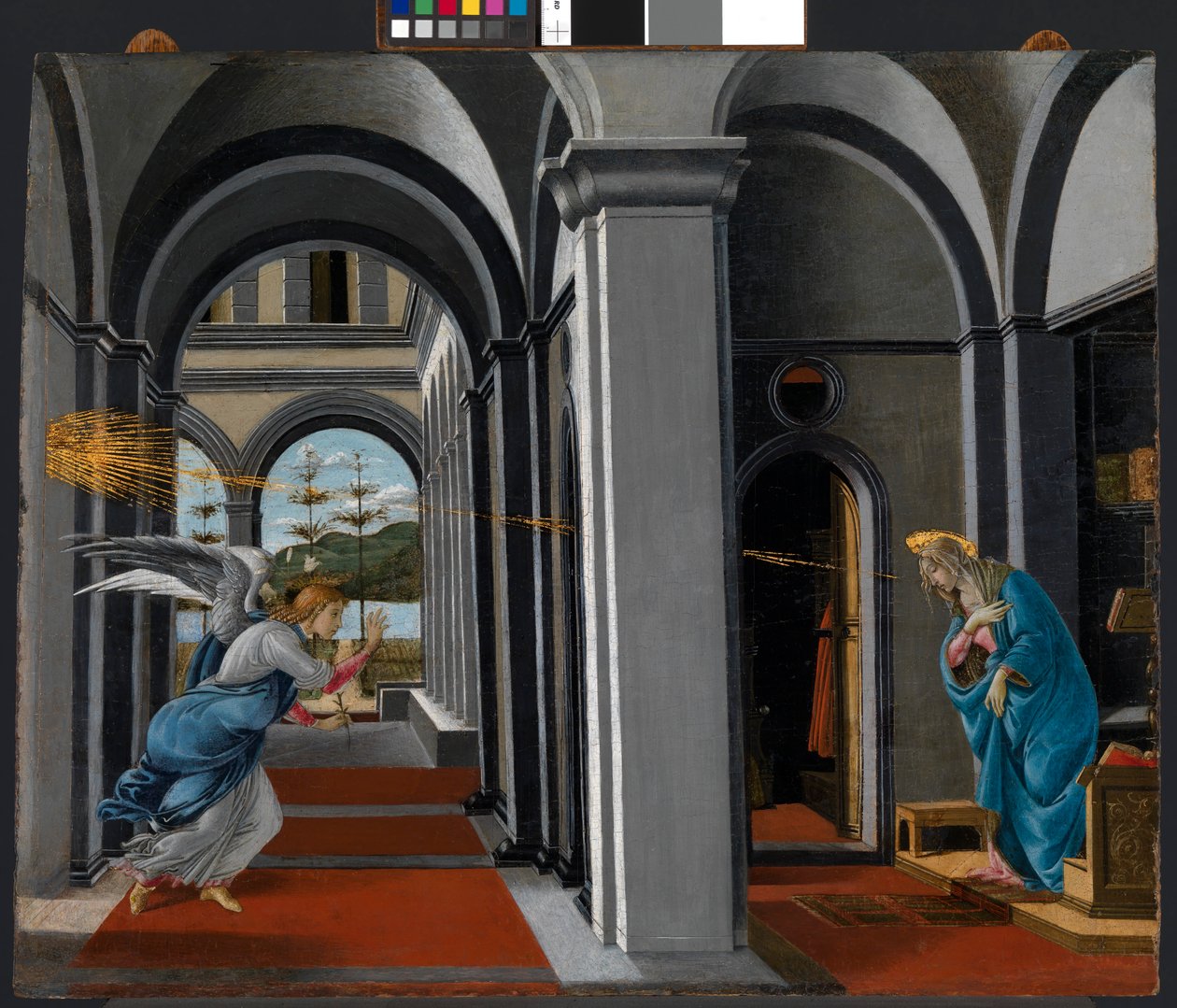 De Aankondiging, c.1490 door Sandro (1444/5 1510) Botticelli