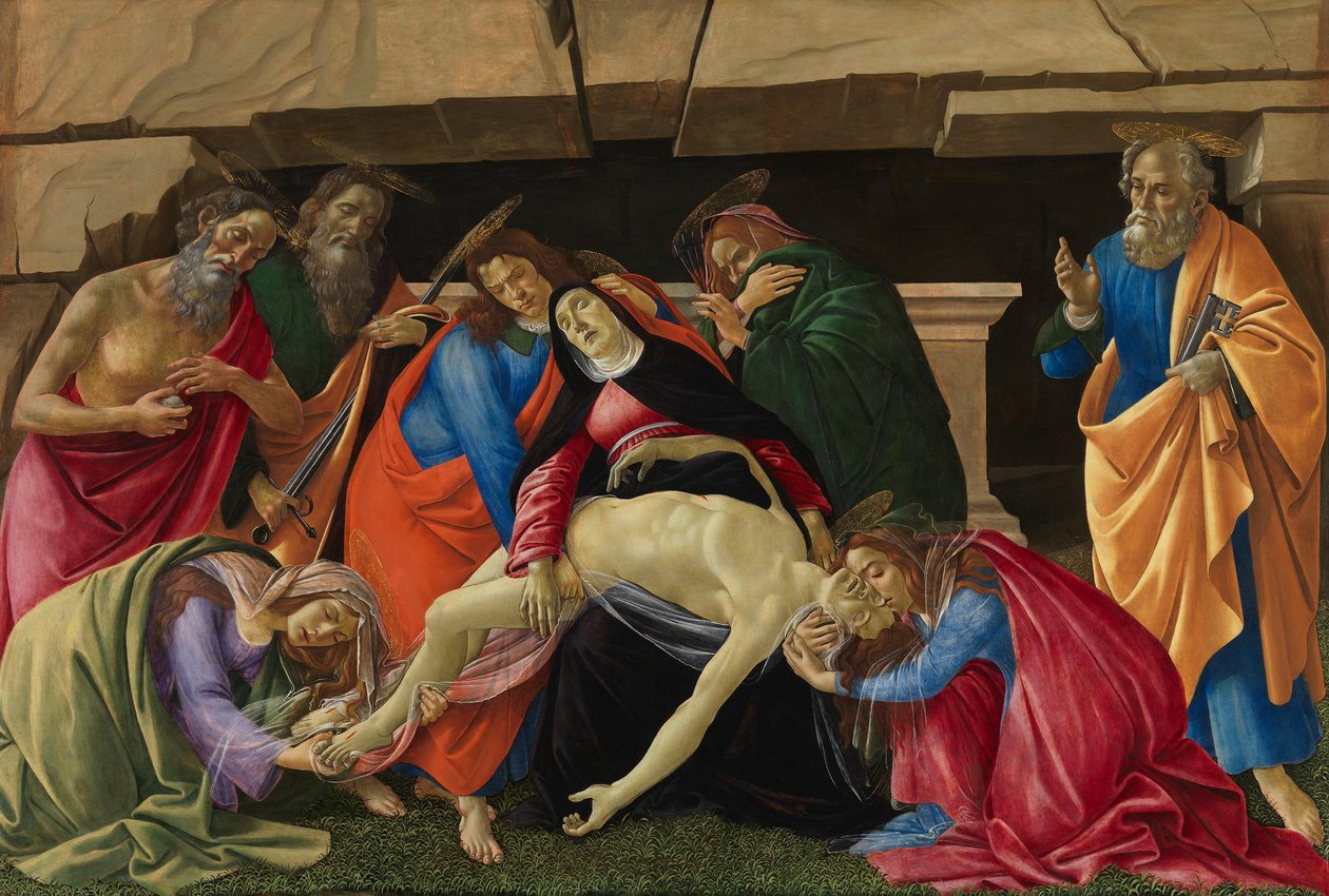 De Bewening van Christus door Sandro Botticelli