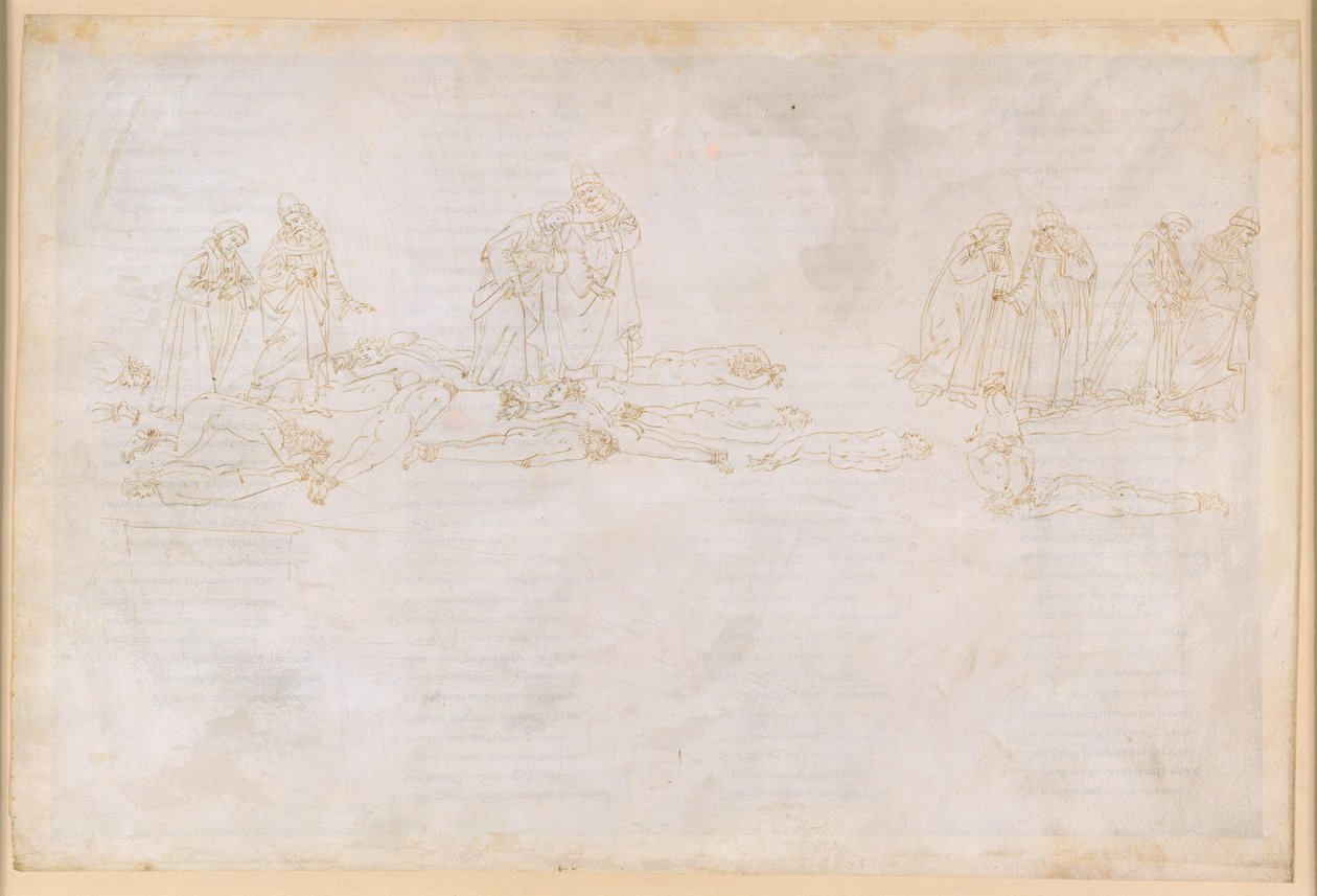 La Divina Commedia, Purgatorio XX. Vijfde cirkel van het vagevuur: boetedoening van de hebzuchtigen en de verkwisters; gesprek met Hugo Capet door Sandro Botticelli