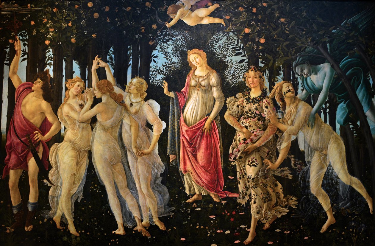 De lente door Sandro Botticelli