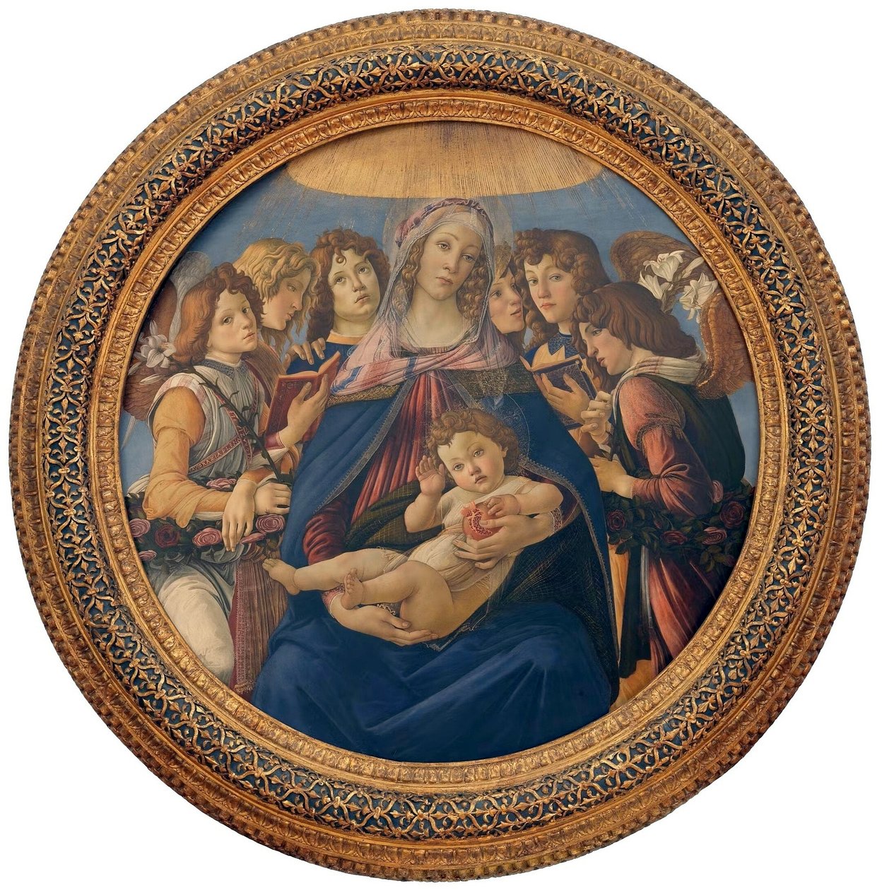 Madonna van de Granaatappel door Sandro Botticelli