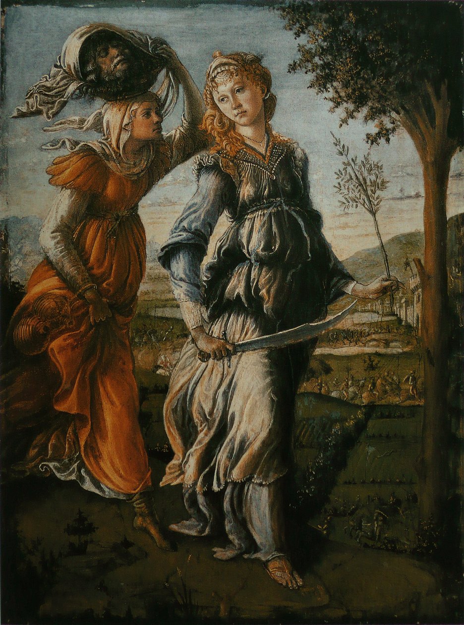De terugkeer van Judith naar Bethulia door Sandro Botticelli