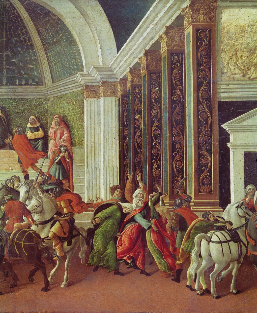 Het verhaal van Virginia (detail) door Sandro Botticelli