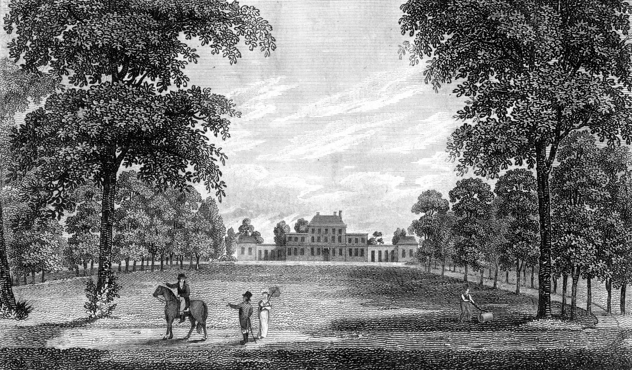 Ember Court, nabij Thames Ditton, Surrey, Engeland, 1808 door Sands