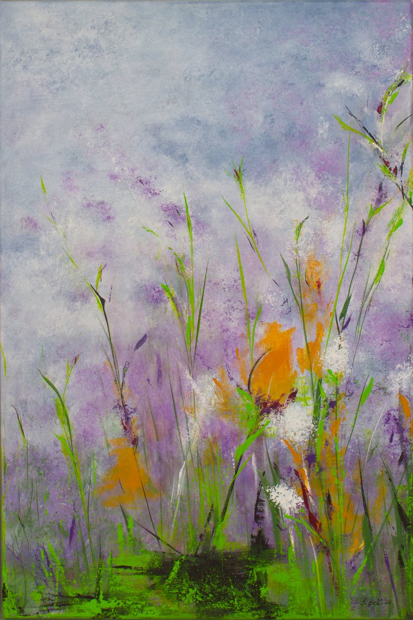 In mijn tuin, 2020 (acryl op doek) door Sandy Iseli