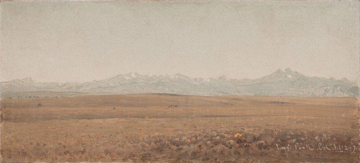 Longs Peak, Colorado door Sanford Robinson Gifford
