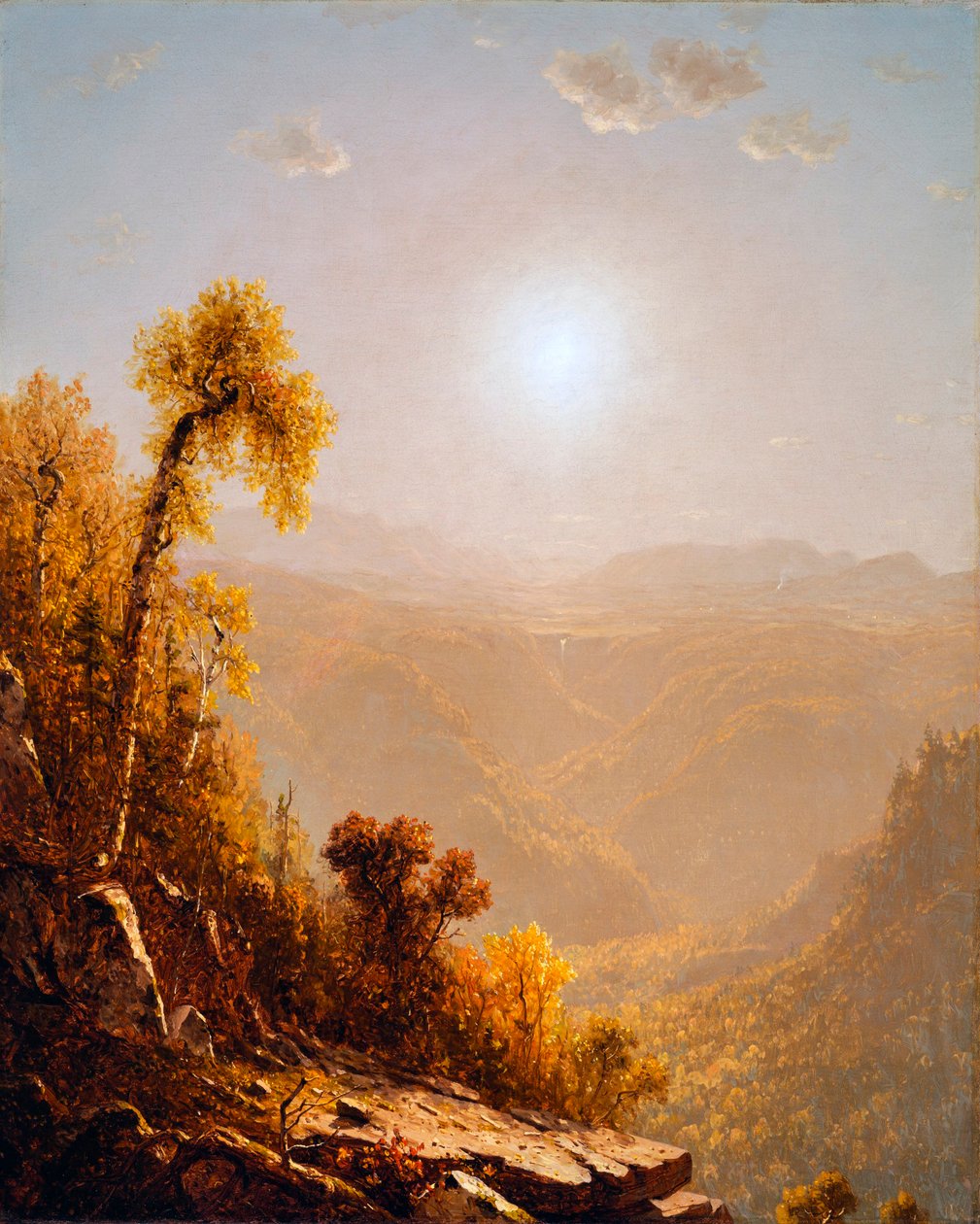 Oktober in de Catskills door Sanford Robinson Gifford
