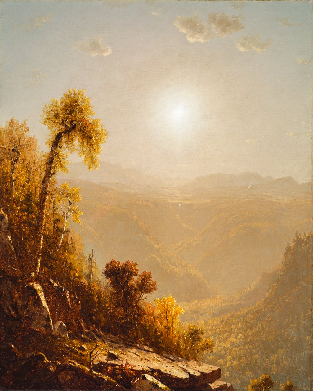 Oktober in de Catskills door Sanford Robinson Gifford