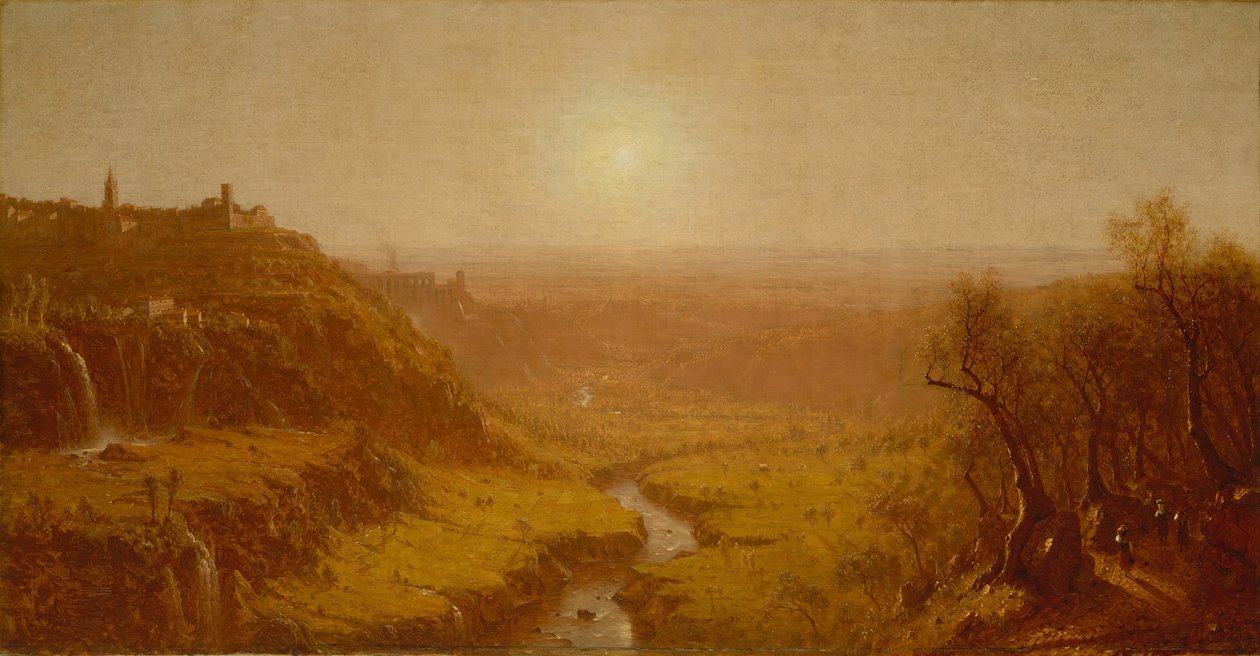 Tivoli, 1870 door Sanford Robinson Gifford
