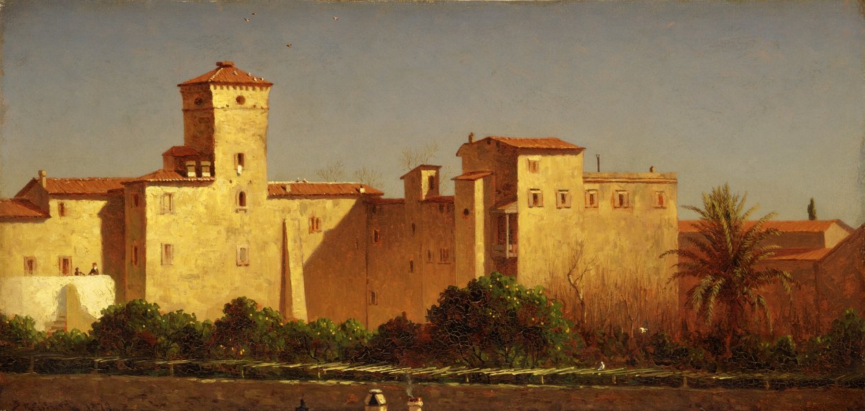 Villa Malta, Rome door Sanford Robinson Gifford