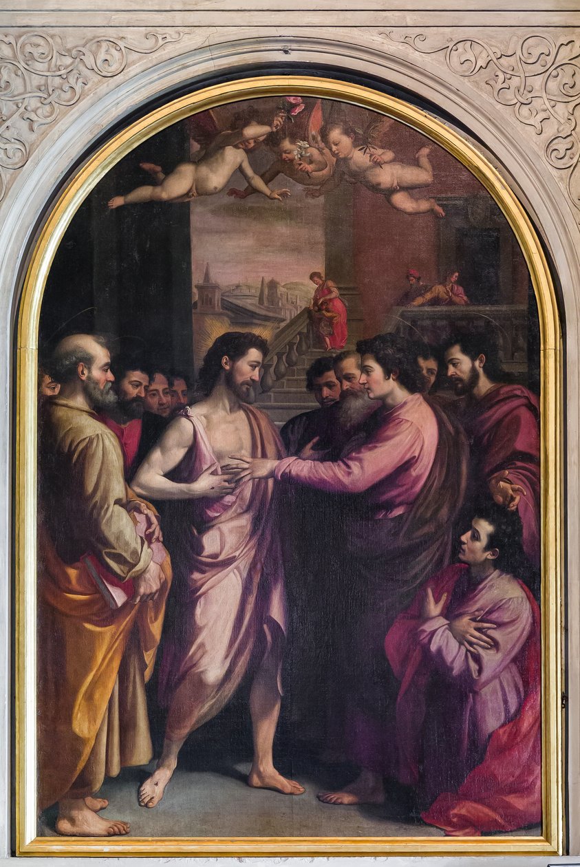Ongeloof van St. Thomas door Santi di Tito