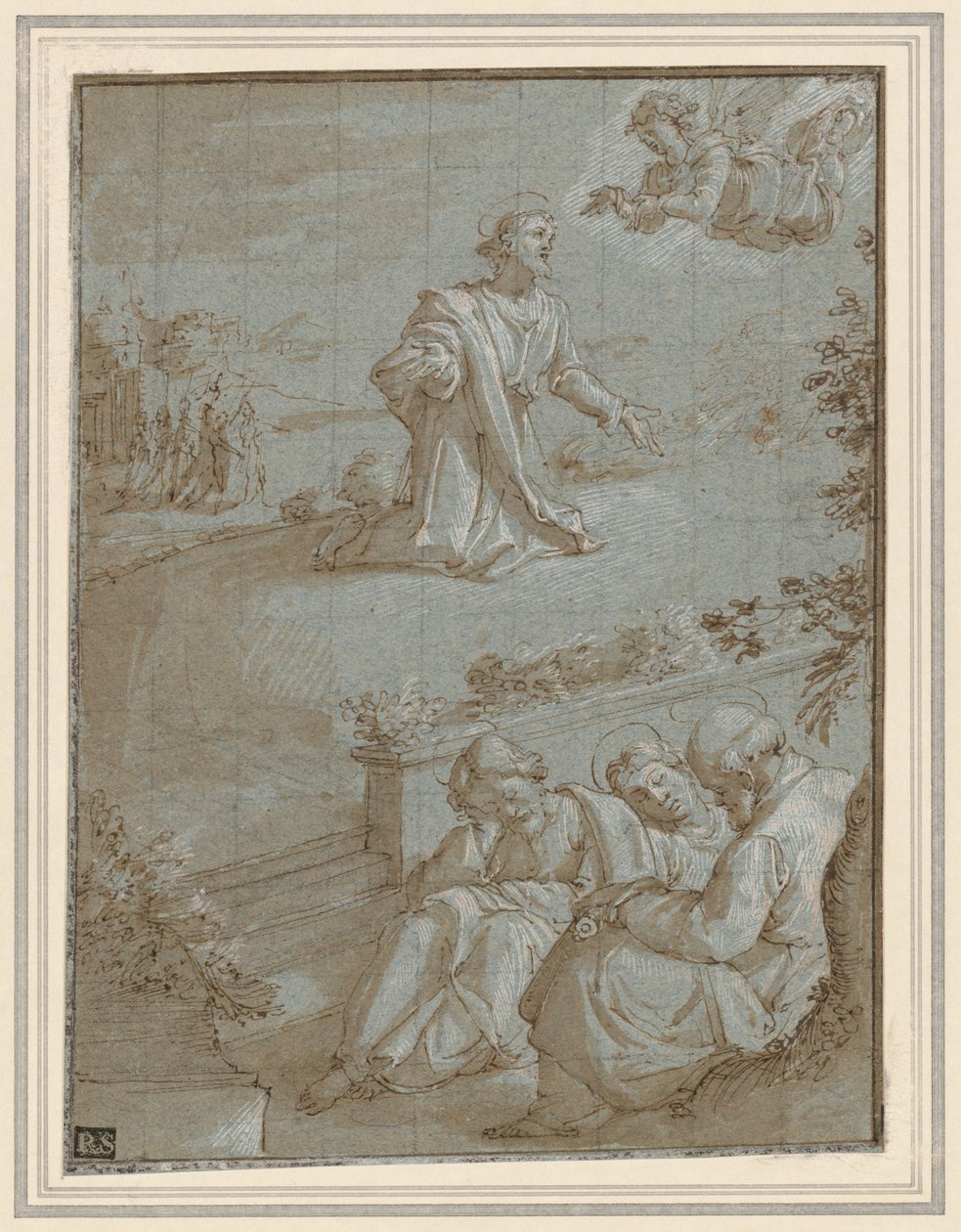 De Agonie in de Tuin, ca. 1591 door Santi di Tito