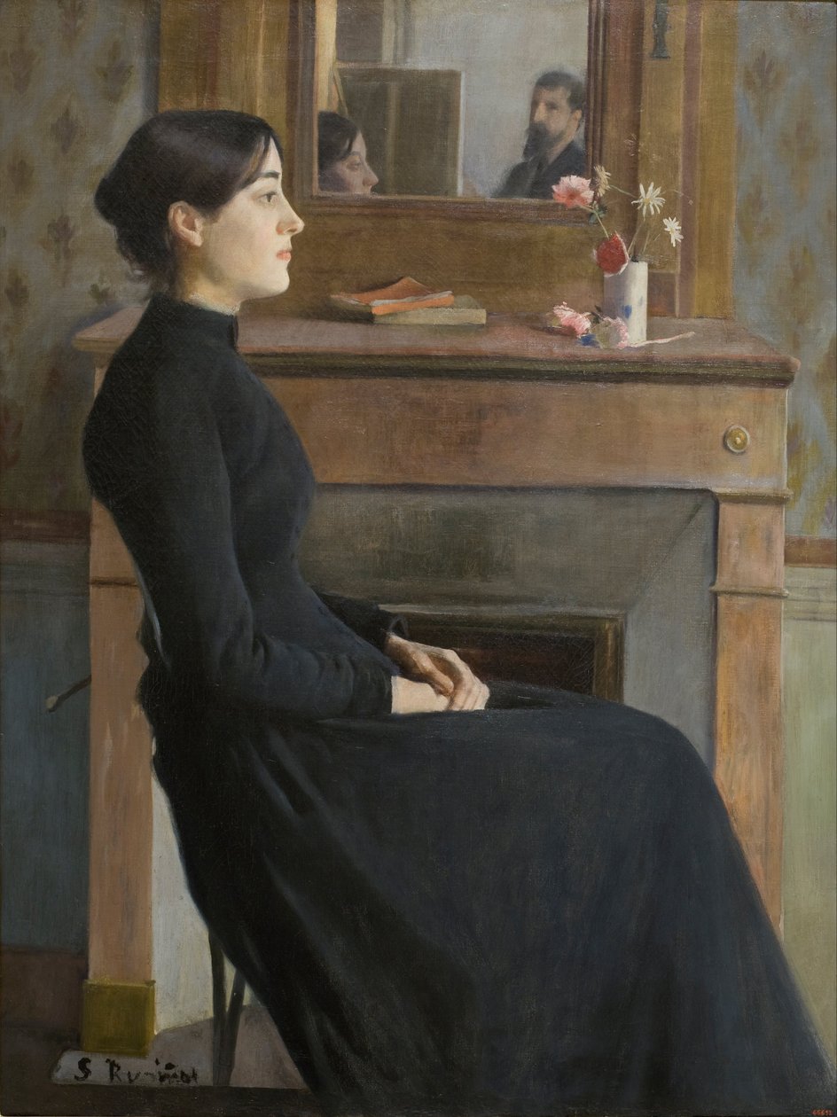 Vrouwelijke Figuur door Santiago Rusiñol