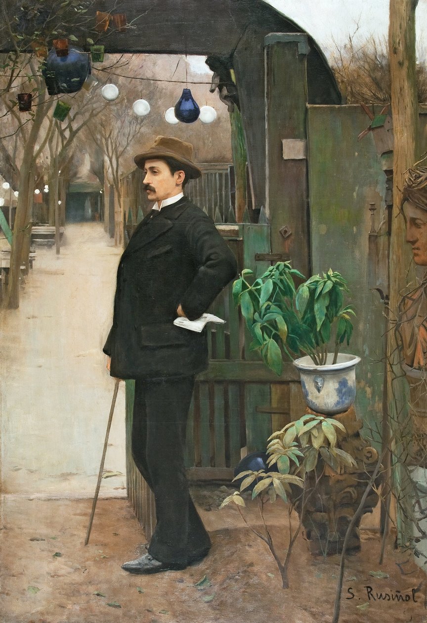 Portret van Miquel Utrillo door Santiago Rusiñol