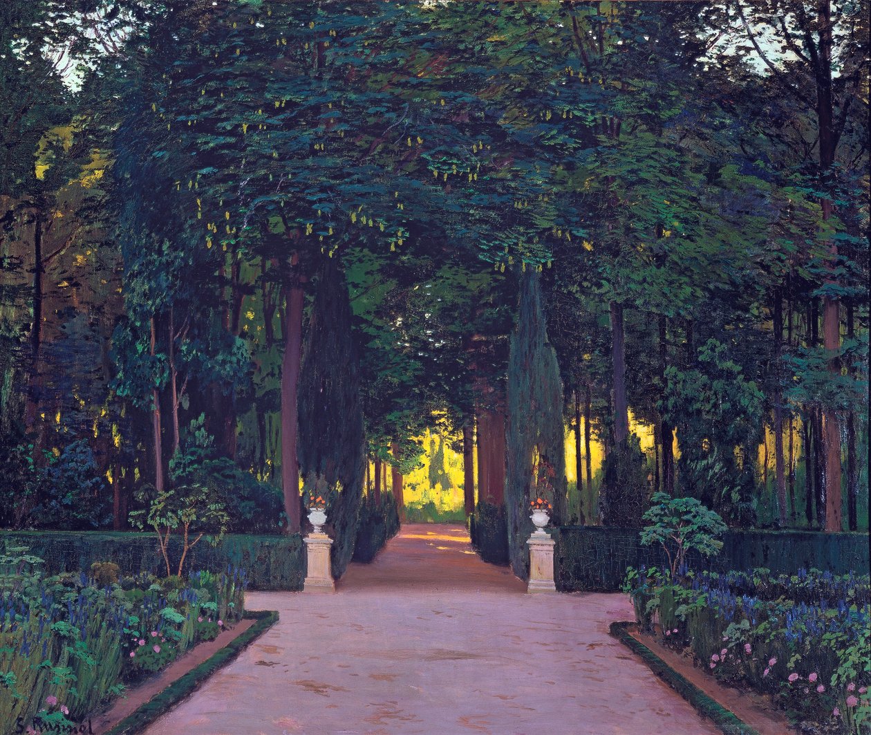 Tuin van Aranjuez door Santiago Rusinol i Prats