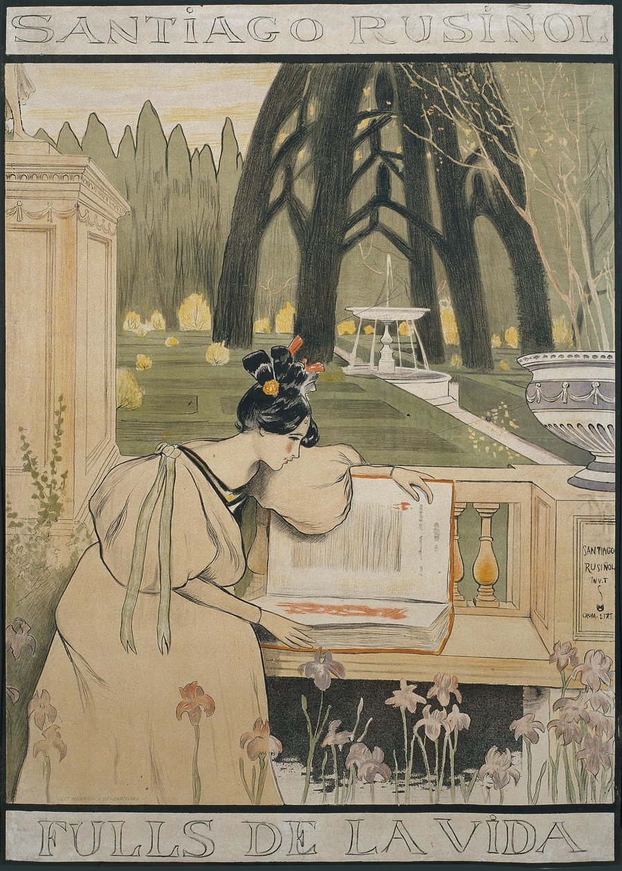 Fulls de la vida door Santiago Rusiñol