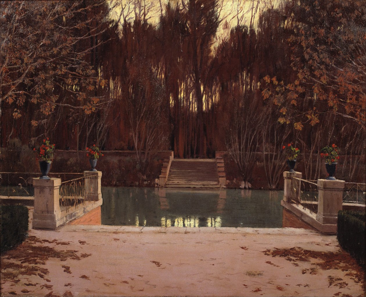 De aanlegsteiger door Santiago Rusiñol