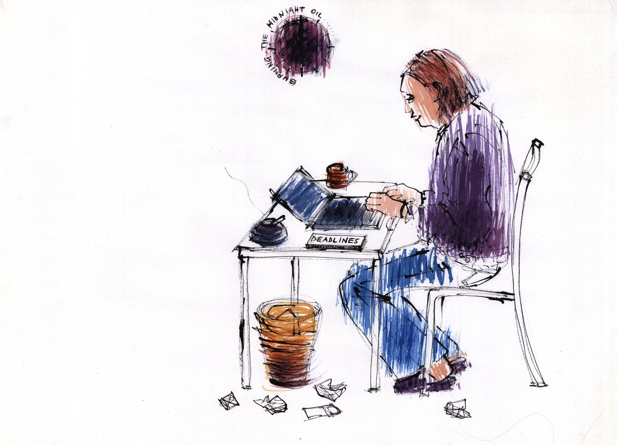 De nachtelijke olie branden, 2009 door Sara Hayward