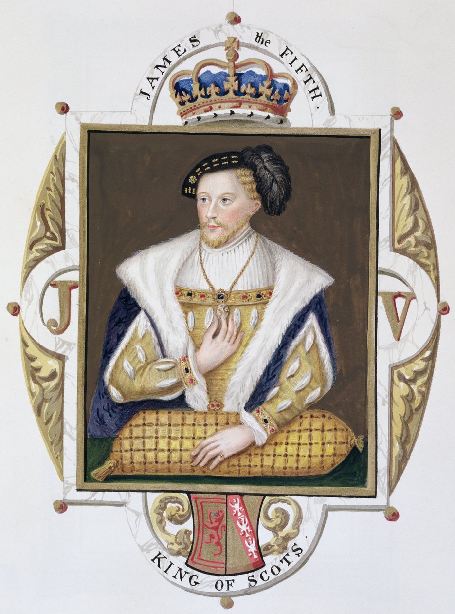 Portret van James V (1512-42) Koning van Schotland uit 