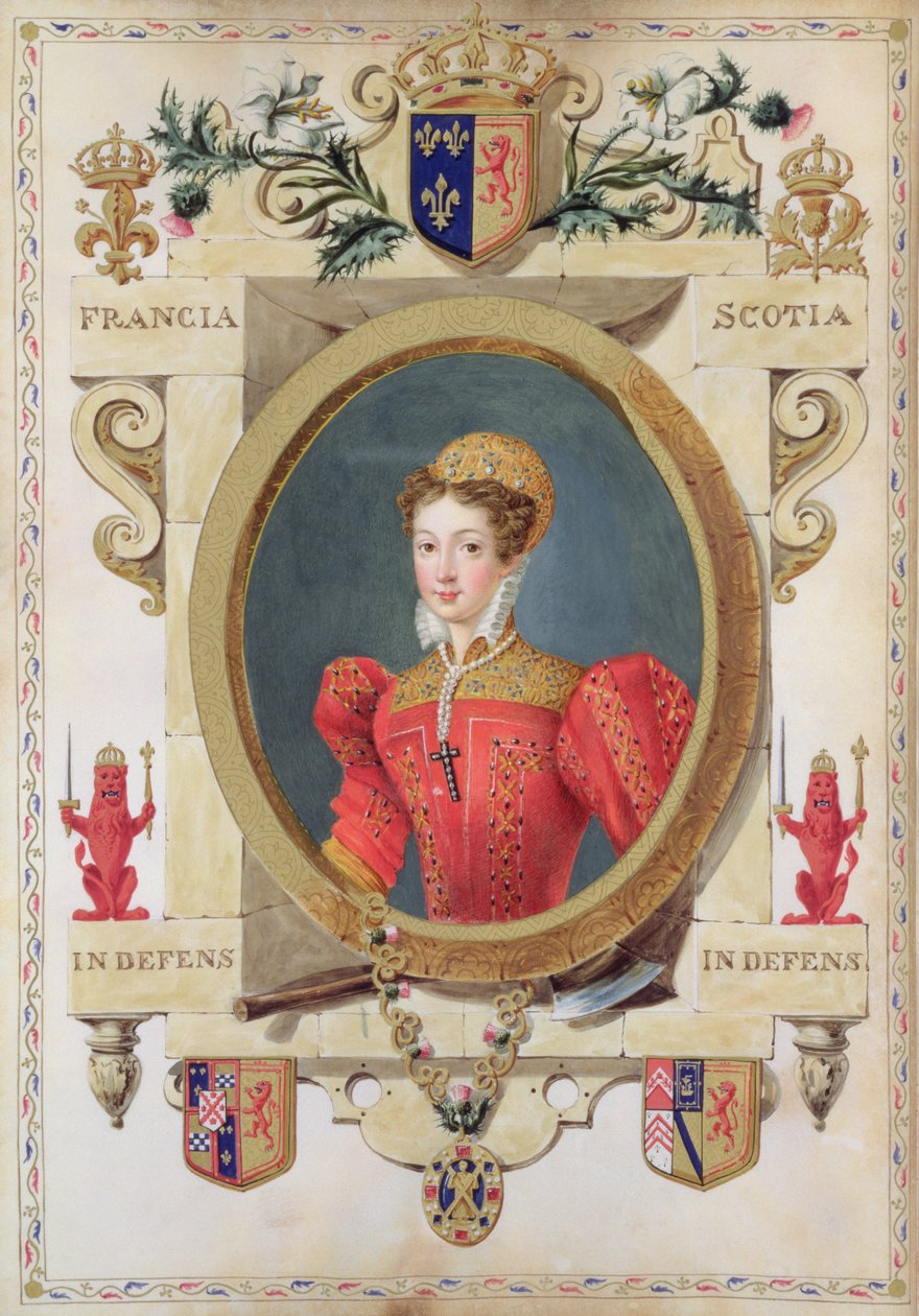 Portret van Mary Queen of Scots (1542-87) uit 