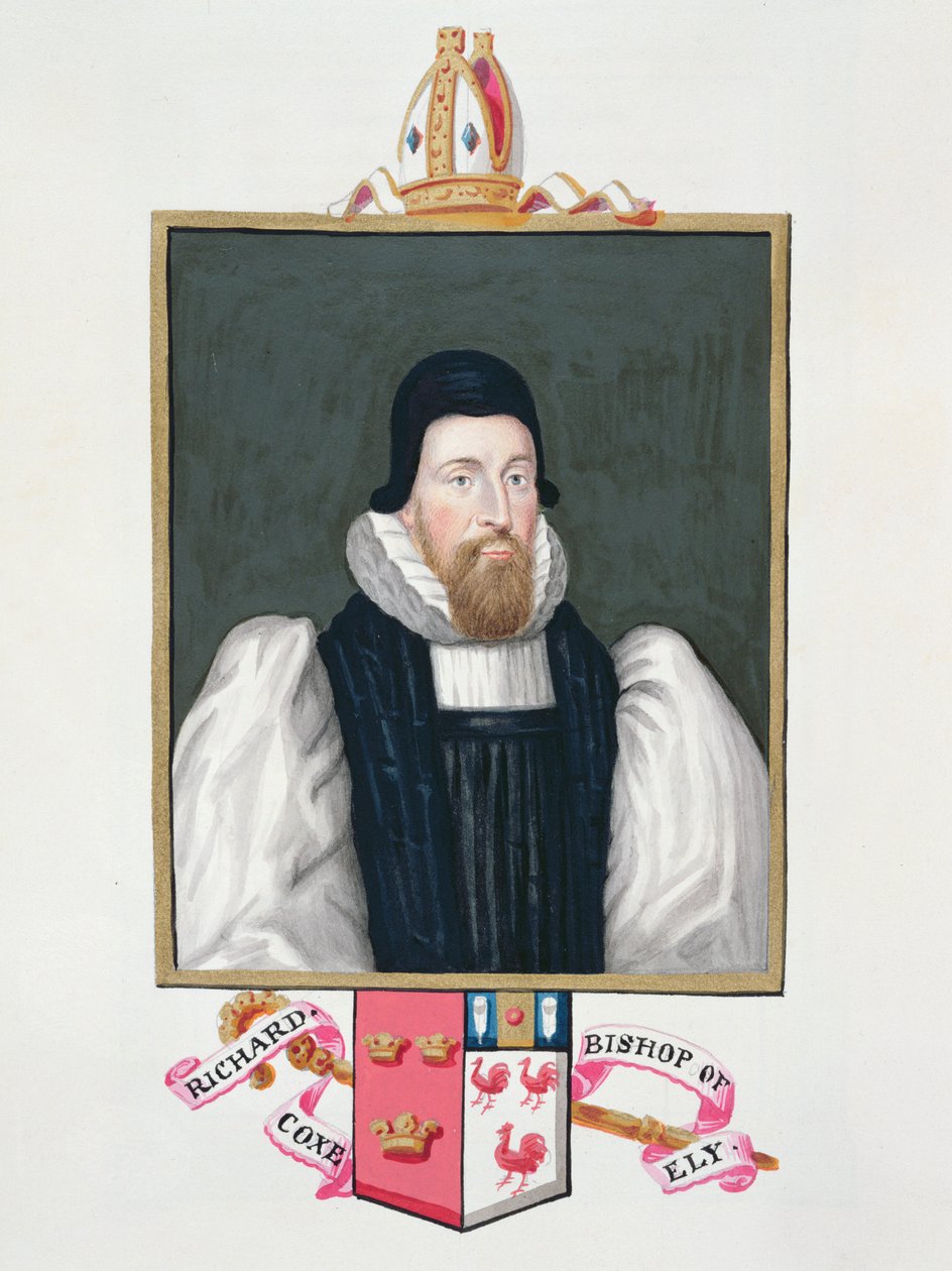 Portret van Richard Cox (1500-81) Bisschop van Ely uit 