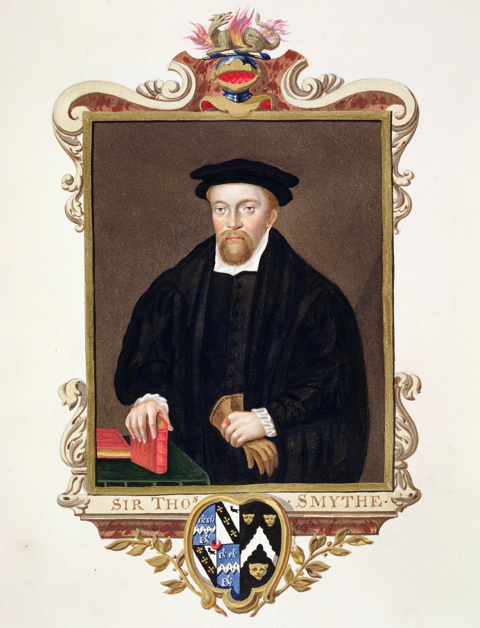 Portret van Sir Thomas Smythe uit 