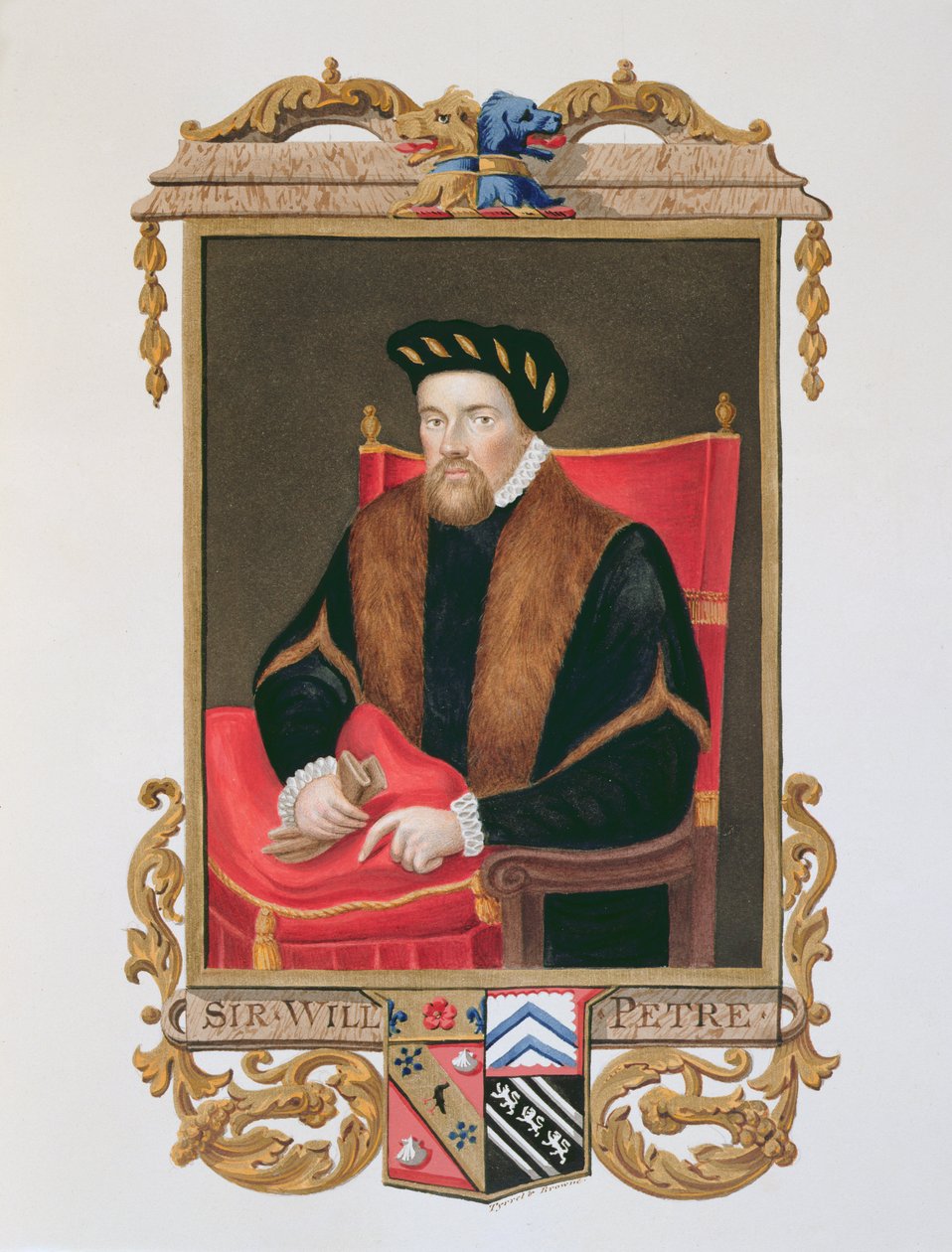 Portret van Sir William Petre (c.1505-72) uit 