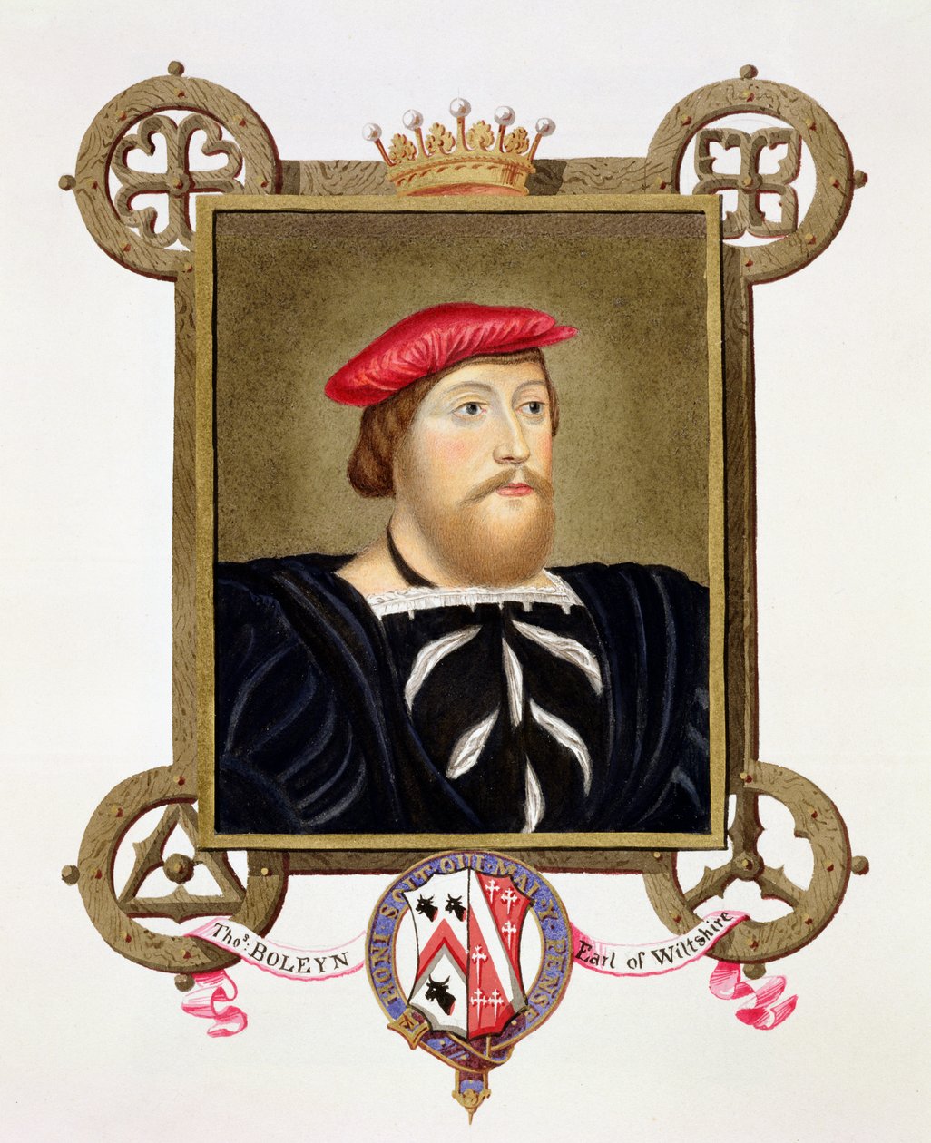 Portret van Thomas Boleyn (1477-1539) Graaf van Wiltshire uit 