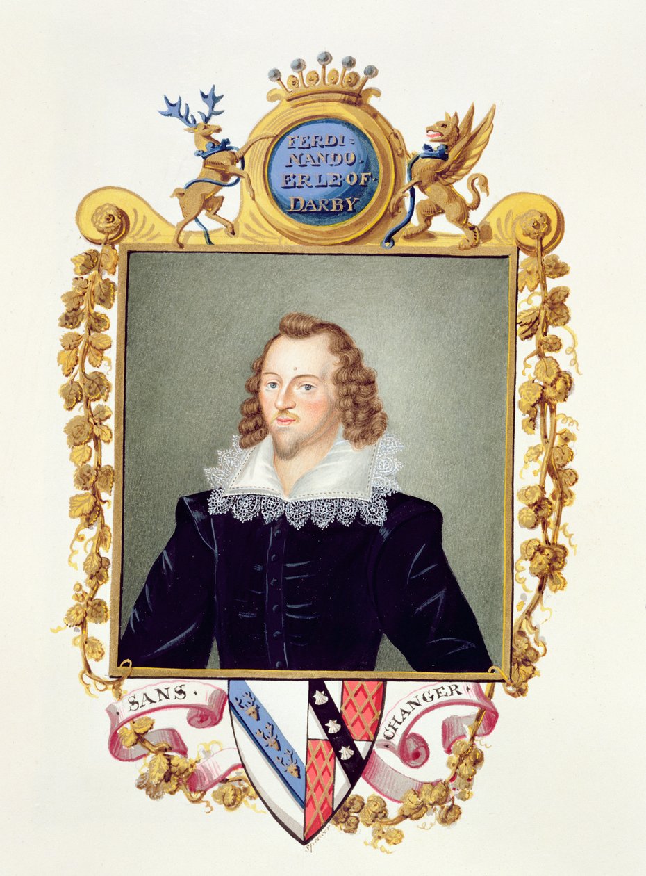 Portret van Ferdinando Stanley, 5e Graaf van Derby door Sarah Countess of Essex