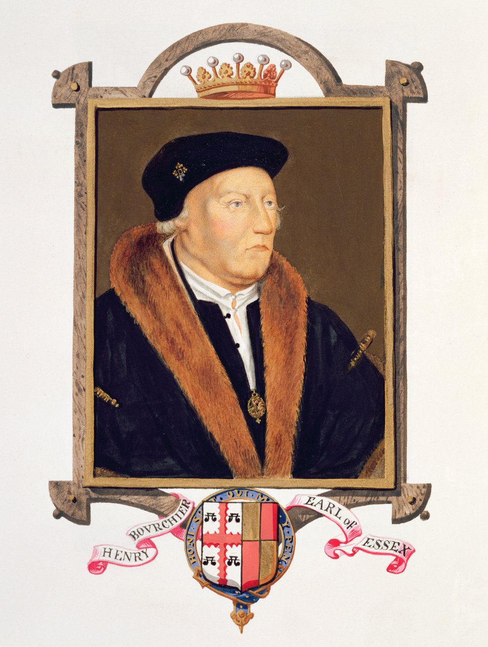 Portret van Henry Bourchier, 2e Graaf van Essex door Sarah Countess of Essex