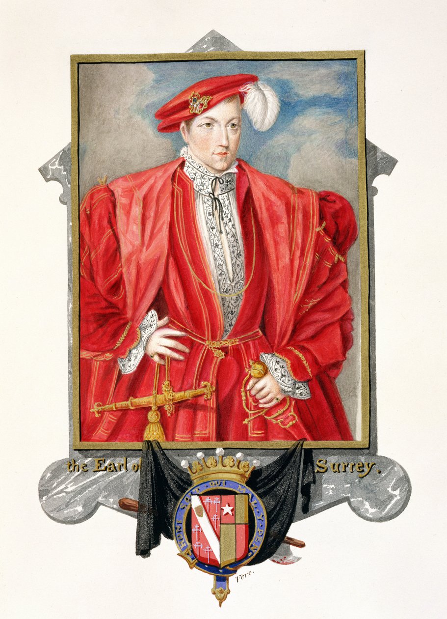 Portret van Henry Howard (ca. 1517-47) Graaf van Surrey uit 