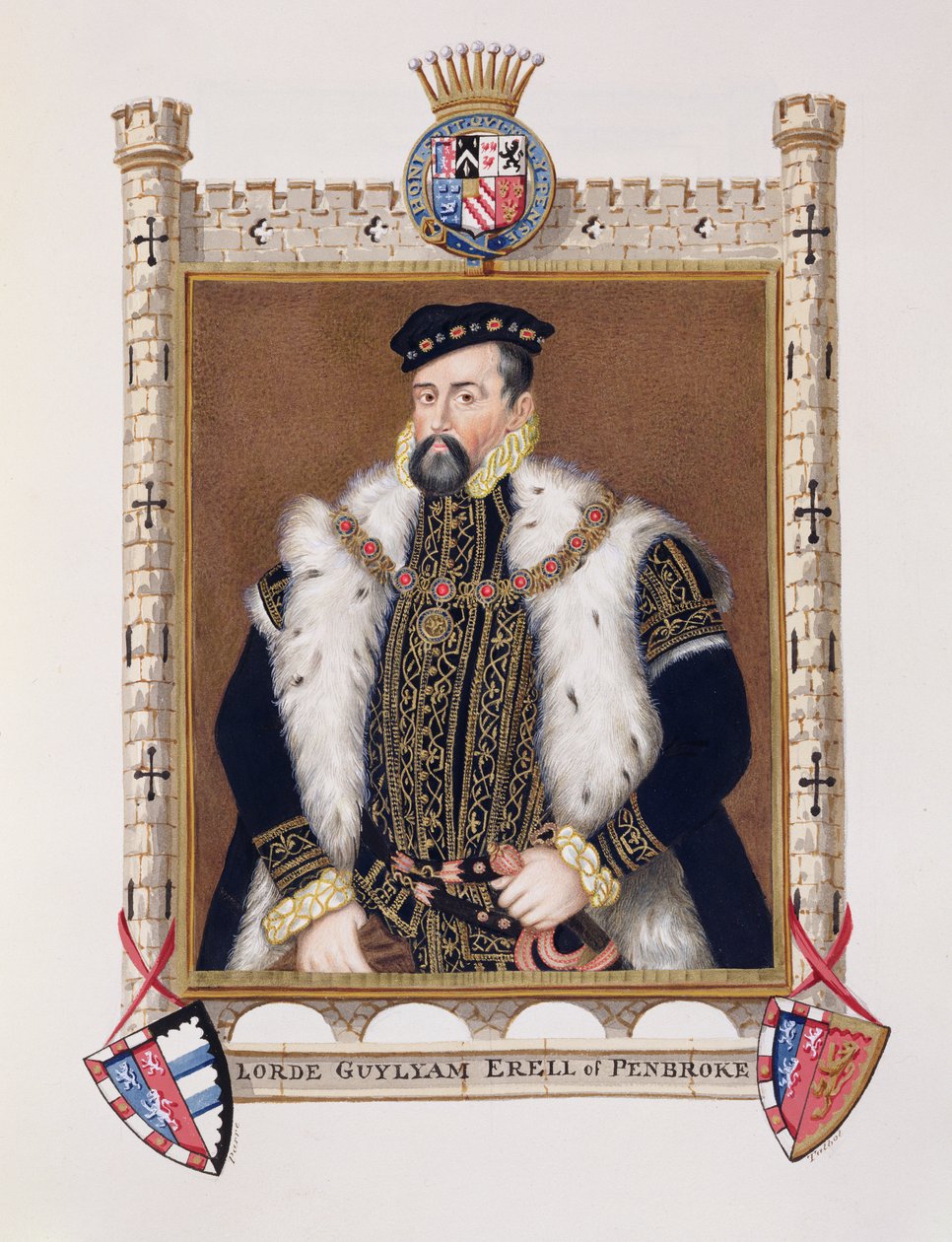 Portret van William Herbert (c.1506-70) 1e Graaf van Pembroke uit 