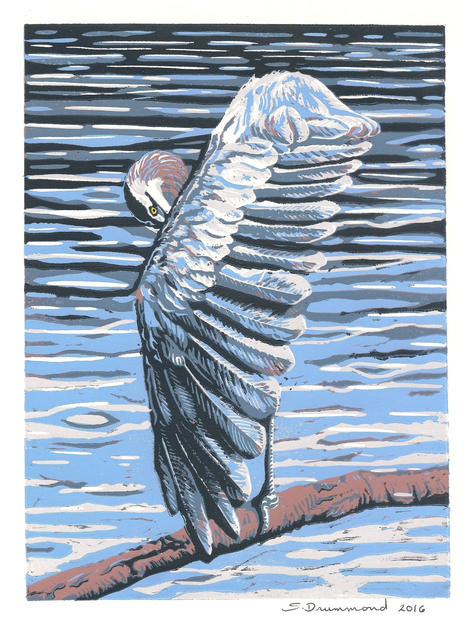 Reflectie, 2016 (schilderij) door Sarah Drummond
