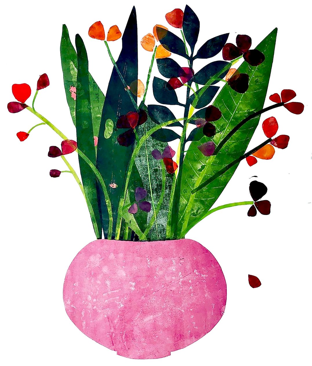 Roze pot door Sarah Thompson-Engels