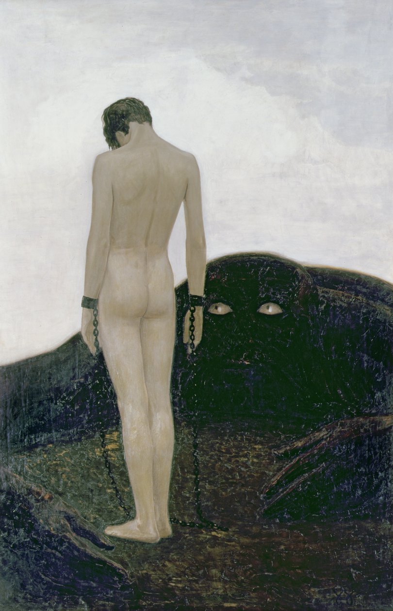 Emotie van afhankelijkheid, c.1893 door Sascha Schneider