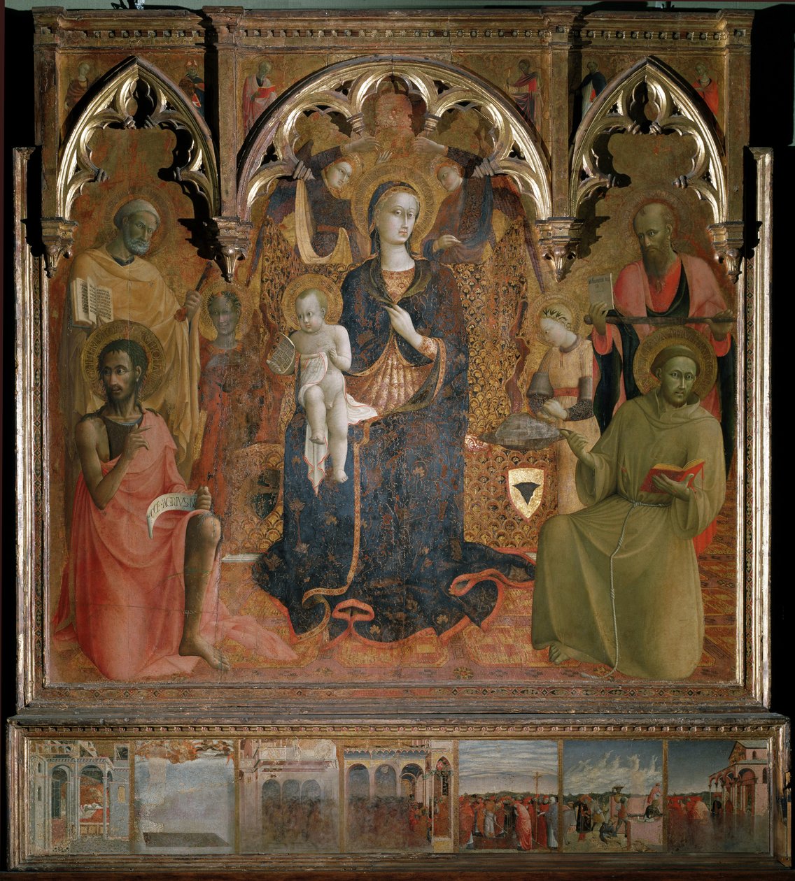 Polyptiek van Onze-Lieve-Vrouw van de Sneeuw door Sassetta (c.1392 1450)