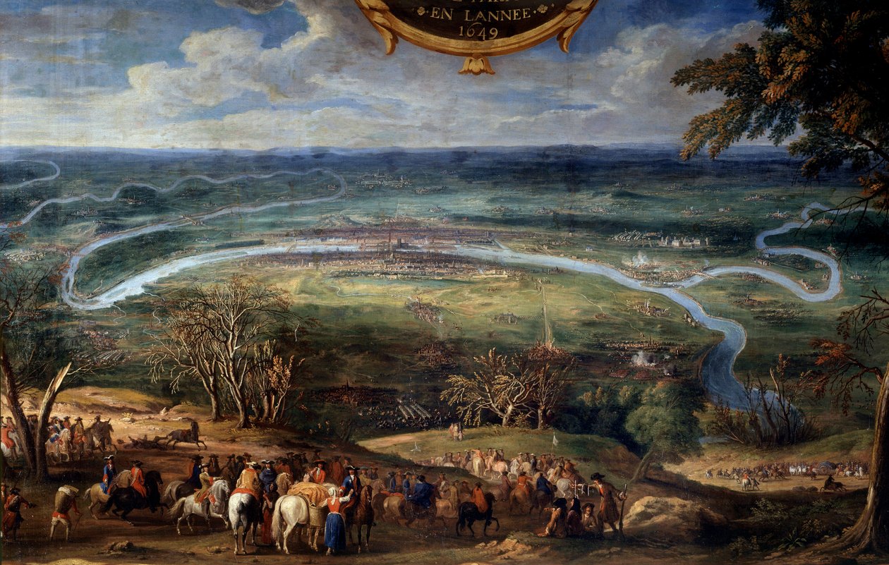 De Daden van Lodewijk II van Bourbon, Prins van Conde (Grote Conde) (1621-1686), blokkade van Parijs in 1649 tijdens de Fronde door Sauveur Le Conte