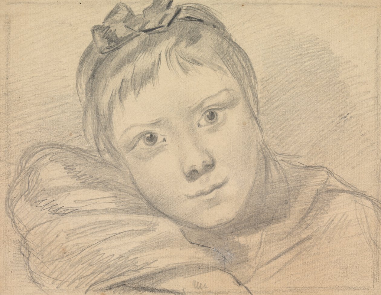 Portret van de Dochter van Ds. William Gilpin door Sawrey Gilpin