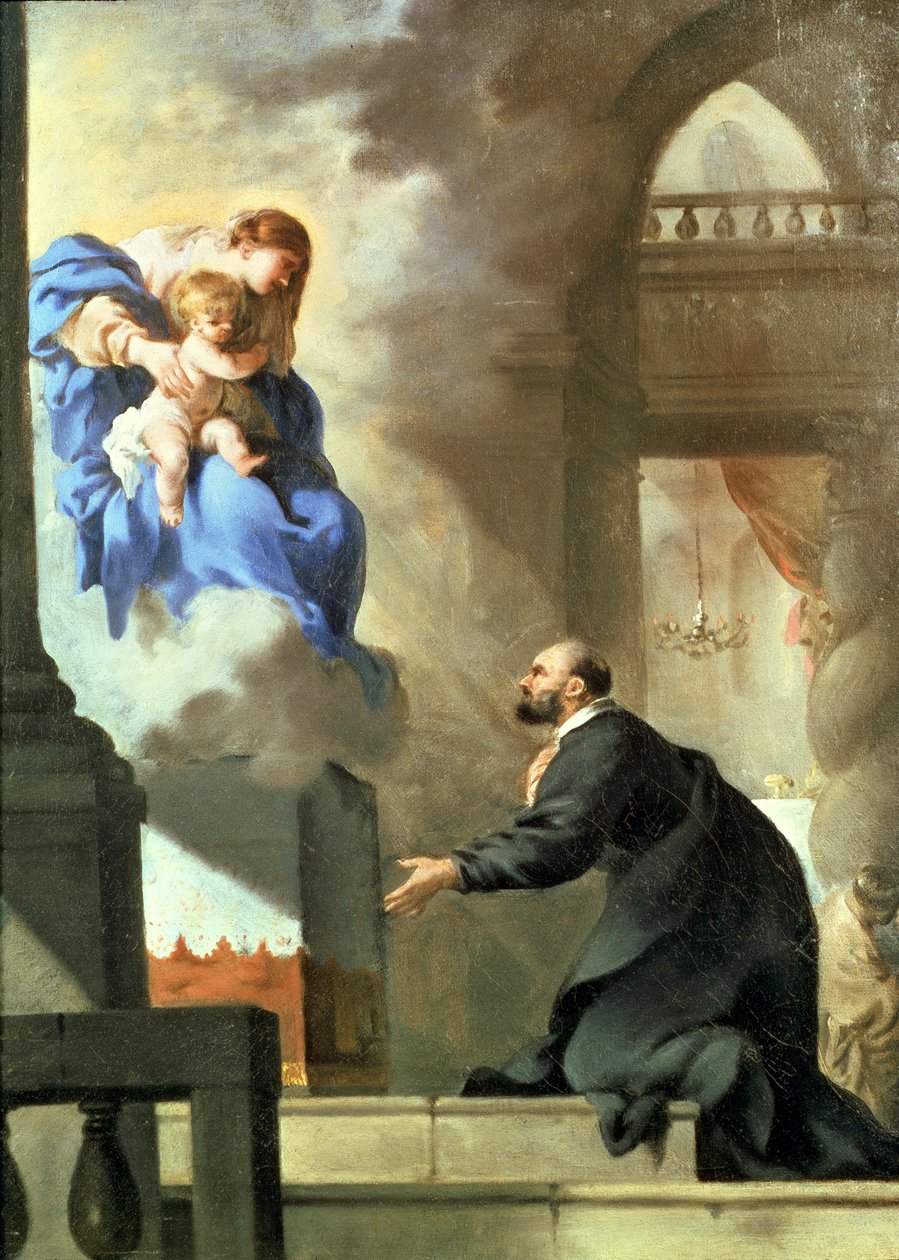 De visioen van St. Ignatius door Sébastien Bourdon