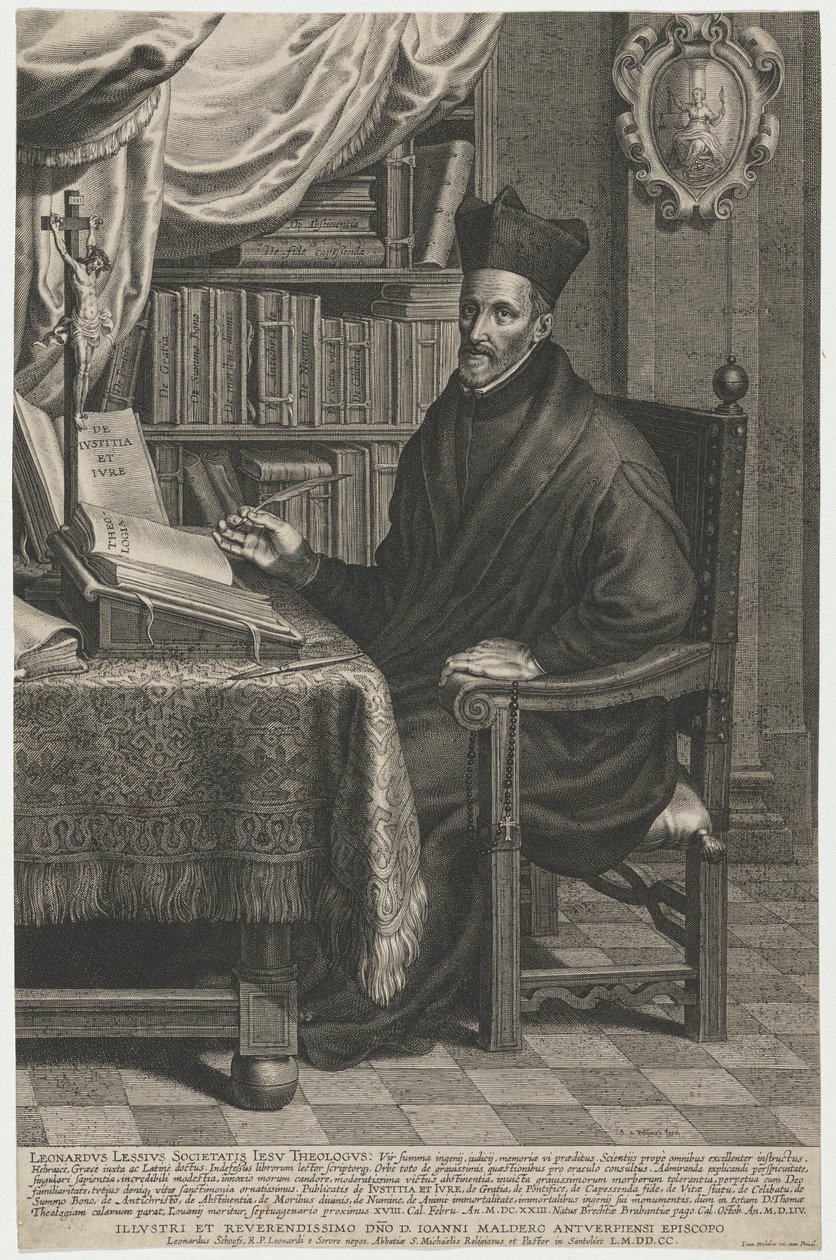 Leonard Lessius, jezuïet door Schelte Adams Bolswert