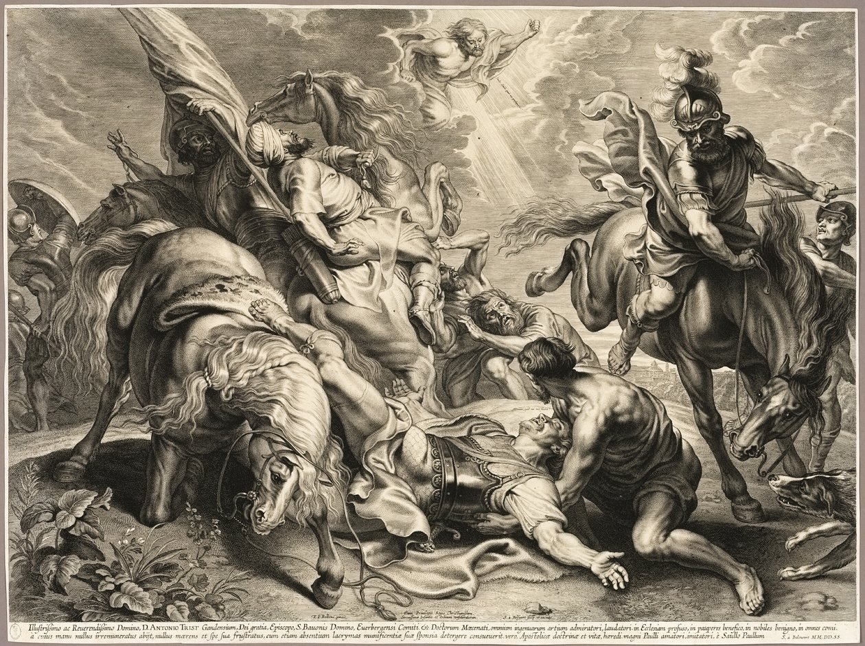 De bekering van Sint Paulus door Schelte Adamsz. Bolswert